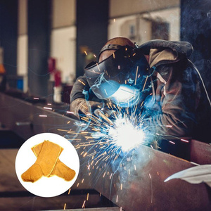 Couvre-chaussures de soudage en cuir de vachette, protection pour soudeurs, design léger et flexible pour une utilisation durable. - Product Image 4