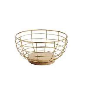 Panier en fil métallique noir le plus vendu pour la décoration de table de cuisine et de salon, taille et forme personnalisables - Product Image 6