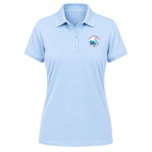 เสื้อโปโลปักลายตราสัญลักษณ์แจ็คแอนด์จิล สีฟ้าอ่อน แขนสั้น คอปก ติดกระดุม น้ำหนักเบา เหมาะสำหรับชุดทีมกีฬา - Product Image 1