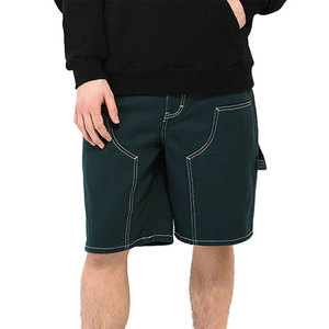 Pantalones Cortos Bermuda para Hombre, Cintura Media, Color Sólido, Material de Lona, Cintura Elástica, Estilo Casual, con Bolsillos, Diseño Transpirable - Product Image 5