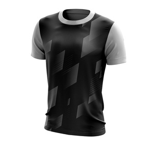 เสื้อยืดทรงบ็อกซี่โอเวอร์ไซส์ผ้าฟลีซสำหรับผู้ชาย คุณภาพสูง ผลิตจากโพลีเอสเตอร์ผสมคอตตอน แห้งเร็ว ระบายอากาศดี แขนสั้น แบบเรียบ - Product Image 2