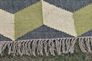 Alfombra de Yute Reversible Tejida a Mano, Alfombra Kilim Plegable de Fibra Natural para Sala de Estar y Hotel a Precio de Mayoreo - Product Image 2