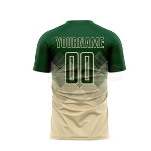 Uniforme de football personnalisé par sublimation, conçu avec un tissu en polyester léger, respirant, durable, coutures flexibles, coupe ajustée pour le match - Product Image 6
