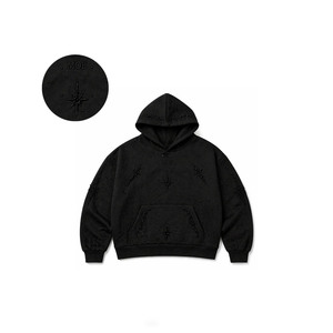 Sudadera con Capucha Personalizada con Bordado 3D de Alta Calidad, Ajuste Holgado, Forro Polar de Algodón de 400 g/m², MOQ Bajo, Sudadera para Hombre - Product Image 2