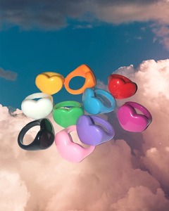 แหวนเรซิ่นโบราณ รุ่นล่าสุด สีสันหลากหลาย งานฝีมือ แหวนเรซิ่นใส ราคาขายส่ง - Product Image 3