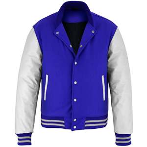 Chaquetas de invierno de manga larga, chaquetas de cuero nuevas, diseño moderno y elegante, MOQ bajo, chaqueta varsity transpirable para venta en línea - Product Image 4