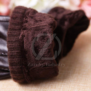 Guantes de Conducción de Cuero Genuino Duraderos de Alta Calidad con Correa de Muñeca Ajustable Antideslizante para Todas las Estaciones Personalizables en Stock - Product Image 5