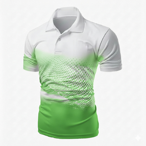 Polo Homme Rayé de Haute Qualité OEM, Logo Personnalisé, Manches Courtes, Col Revers, Style Décontracté Streetwear, Vente en Gros de Polos pour Hommes - Product Image 1