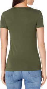 Camiseta de Algodón para Mujer, Elegante, Corte Ajustado, Tie Dye, Ecológica, Cómoda, Suave, Transpirable, Cuello Redondo, Manga Corta, Estilo Casual - Product Image 5