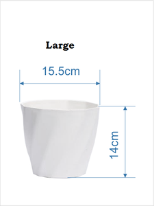 <b>Table</b> Plastic Flower Pot Durable Lightweight Crack Resistant with Perfect <b>for</b> Office Desk Living Room and Home Decoration - Product Image 2