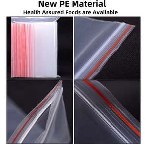 Bolsas de Polietileno Transparentes de Primera Calidad con Cierre Hermético, Resistentes al Agua y Reutilizables, Solución Personalizada para Almacenamiento y Empaque de Alimentos - Product Image 2