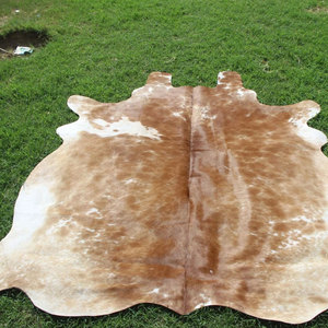 Alfombra de cuero auténtico de vaca, tapete de piel de vaca genuina para decoración de interiores del hogar, alfombra de cuero de vaca hecha a mano de primera calidad - Product Image 4