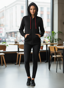 Liu Ming OEM Service Custom Logo Winter Men Solid Color Vintage Zipper-Up Fleece <b>100</b>% <b>Polyester</b> Hoodie Sweatshirt - Product Image 6
