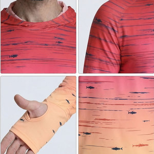 Sudadera con capucha de pesca para hombre con estampado de peces, diseño de diseñador, etiqueta privada personalizada, costuras reforzadas, antiencogimiento y estilo elegante. - Product Image 5