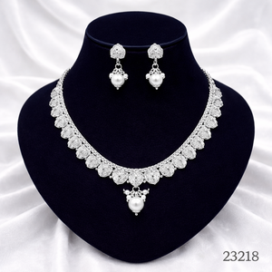 Conjunto de Joyería de Moda para Mujer 2026 Best Buy MOLL JEWELLERS, Inspirado en la India y el África, Aleación de Zinc, Zirconia, Plateado en Plata/Oro de 24K - Product Image 1