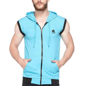 Men Winter <b>Gym</b> Sleeveless <b>Hoodies</b> Casual Slim Fit Digital Printing High Quality Breathable - Product Image 1