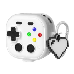 Étui pour écouteurs Samsung Galaxy Buds 4/4 <span class=keywords><strong>Pro</strong></span> 2026, design mignon de manette de jeu, étui en silicone avec porte-clés pour écouteurs Buds 4/4 <span class=keywords><strong>Pro</strong></span> - Product Image 6