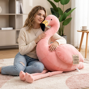 Aika - Peluche Gigante de Flamenco, Relleno de Algodón PP, Súper Suave, Venta al por Mayor - Product Image 1