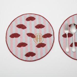 NOORIMS AKBAR HANDICRAFTS - Manteles Individuales Bordados con Cuentas de Diseño Colorido, Manteles Individuales para Mesa de Comedor al por Mayor, Decoración de Mesa de Lujo Hecha a Mano - Product Image 6