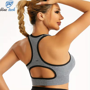 Wholesale Women Yoga Sports Bra Breathable Stretch Fitness Crop <b>Top</b> High Impact Gym Workout Activewear Clothing - Product Image 5