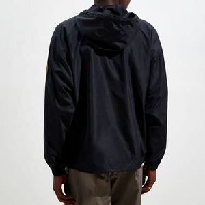 Meilleure vente : veste d'hiver pour homme à capuche en coton 100% noir personnalisable avec tissu polaire - Product Image 6