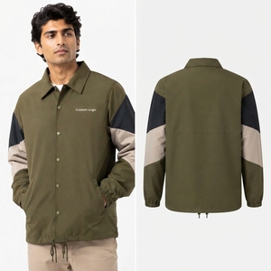 Veste de style coach, coque en polyester de qualité supérieure, construction résistante au vent, fermeture à boutons-pression, poignets élastiques, poches fonctionnelles, pour l'extérieur - Product Image 6
