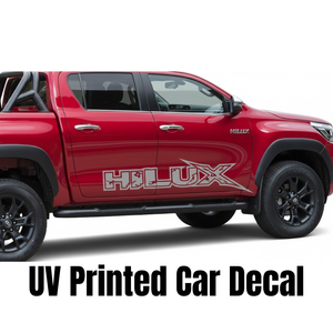 Custom UV Printed Vehicle Car <b>Decal</b> Waterproof Weather Resistant Adhesive <b>Vinyl</b> Car Sticker for Outdoor Advertising - Product Image 1