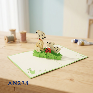 Top Trending Customized Dalmatians 3D Pop <b>Card</b> Animal Vietnam Handicrafts <b>Paper</b> Crafts Thanksgiving Souvenir Greeting <b>Card</b> Gifts - Product Image 6