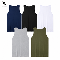 Débardeur en tricot pour homme X Sports City, respirant, col rond, sans manches, 100% coton, vêtements de sport toutes saisons, logo X
