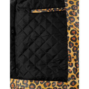 <b>Smart</b> Range Leather <b>Mens</b> Leopard Print Napa Leather Biker <b>Jacket</b> Brando Style Cross Zip Motorcycle <b>Jacket</b> OEM ODM Manufacturer - Product Image 2