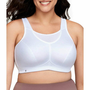 Soutien-gorge de sport sans fil pour femme, avec fermeture éclair avant, antichoc, respirant, grandes tailles (S, M, L, XL, XXL, 3XL, 4XL), idéal pour la course et le yoga, personnalisable avec logo - Product Image 2