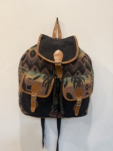 Camouflage Canvas <b>Laptop</b> <b>Backpack</b> With Leather Accents Casual Style Protective Design - Product Image 1