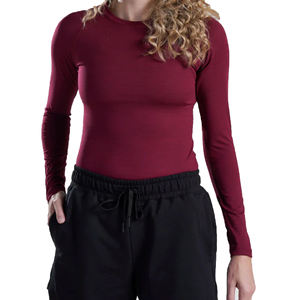 Camisetas de Compresión de Manga Corta para Mujer, Tallas Grandes, con Botones, Lisas, para Gimnasio, Correr, Entrenamiento, Fitness, Yoga - Product Image 1