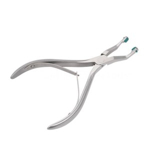 Instrumentos Quirúrgicos Dentales, Pinzas de Acero Inoxidable para Remover Coronas con Empuñadura de Goma Verde, Pinzas para Remover Coronas Temporales - Product Image 3