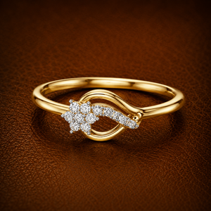 แหวนเพชรทรงกลมเจียระไนแบบบริลเลียนท์ แหวนเพชรทรงดอกไม้ แหวนทองคำขาว 14K 18K  คุณภาพ DEF VVS สำหรับเจ้าสาว งานแต่งงาน ขายส่ง OEM - Product Image 1
