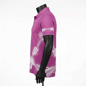 Chemises de golf pour hommes de qualité supérieure, personnalisées, 100% coton, manches courtes, respirantes, séchage rapide, écologiques, sport, décontractées, imprimées - Product Image 3