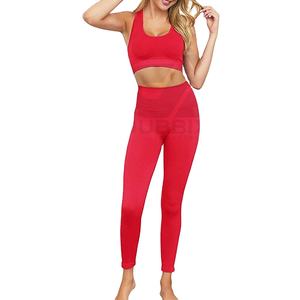 Conjunto Deportivo de Yoga sin Costuras para Mujer, Ropa Deportiva Elástica de Alta Calidad, Leggings Ajustados, Ropa Deportiva Cómoda, Mejor Calidad, Buen Precio - Product Image 1
