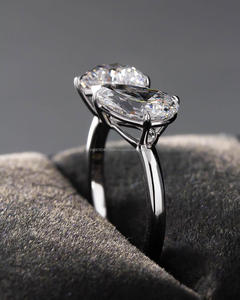 Anillo de Compromiso/Boda Vintage de Oro Amarillo de 14k con Diamante Cultivado en Laboratorio IGI/GIA, Unisex, Oro Blanco Fino para Aniversario, Ideal para Fiestas - Product Image 2