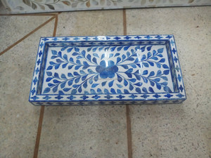 Elegant Mother of Pearl Tray for <b>Table</b> <b>Decoration</b> Household Food Serving Dishwasher & Microwave Safe Trays by Falak World Export - Product Image 2