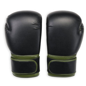 Gants d'entraînement de boxe Econex en similicuir bleu avec fermeture auto-agrippante pour adultes, design respirant - Product Image 3