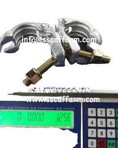 Coupleur pivotant en acier de conception moderne galvanisé durable de 1.26kg raccords d'échafaudage de modèle européen - Product Image 3