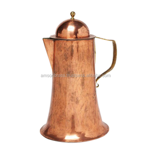 Jarra decorativa de latón y cobre de Metal para restaurante, jarra para bebidas, jarra de cobre de Metal de alta calidad - Product Image 6