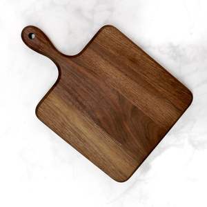 Planche à découper personnalisée en bois d'acacia de grande taille avec poignée, plateau de service de cuisine, blocs de découpe en bois épais, Craftea Exports - Product Image 5
