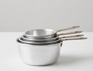 Premium Stainless Steel Measuring Cups Set with Metal Handles Heat Resistant For Kitchen Use Restaurant - Product Image 3