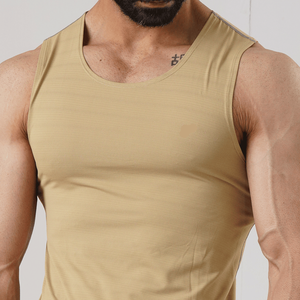 Wholesale Men Solid Color Sleeveless Crew Neck Casual <b>Vest</b> Bodybuilding Workout <b>Stringer</b> Cotton Spandex Wholesale Tank Tops - Product Image 2