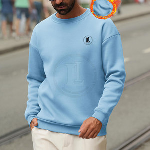 Sudaderas de Hombre de Primera Calidad, Corte Regular, 100% Algodón, Diseño Sólido Informal para Invierno, Gran Venta - Product Image 4