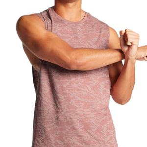 Venta al por mayor de ropa deportiva para hombres Activewear de punto 100% algodón transpirable de secado rápido gimnasio camiseta sin mangas - Product Image 1