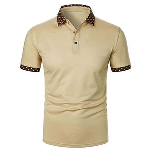 Camisas de Golf para Hombre 100% Algodón Verde Sólido, Manga Corta, Secado Rápido, Antiencogimiento, Tejido de Punto con Estampado por Transferencia de Calor, Venta al Por Mayor - Product Image 2