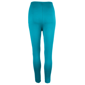 Latest Design High Waist Solid Color <b>Women's</b> <b>Leggings</b> Stretch Knitted Spandex Nylon Basic Style All Seasons Wear <b>Leggings</b> - Product Image 1