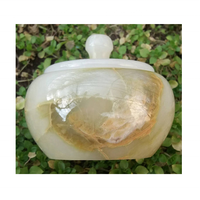 Pot à sucre en onyx de haute qualité avec design écologique, couleur et logo personnalisables, utilisation en cuisine, prix de gros